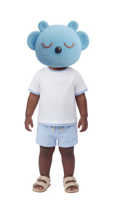 ბერმუდა ნაქარგი - Zara-ს Light blue - სურათი 0