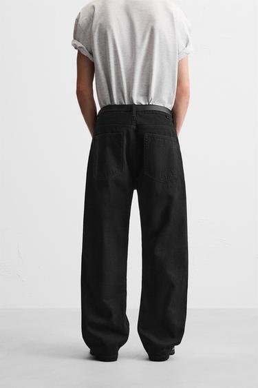 BAGGY FIT JEANS - Black de Zara - Image 2