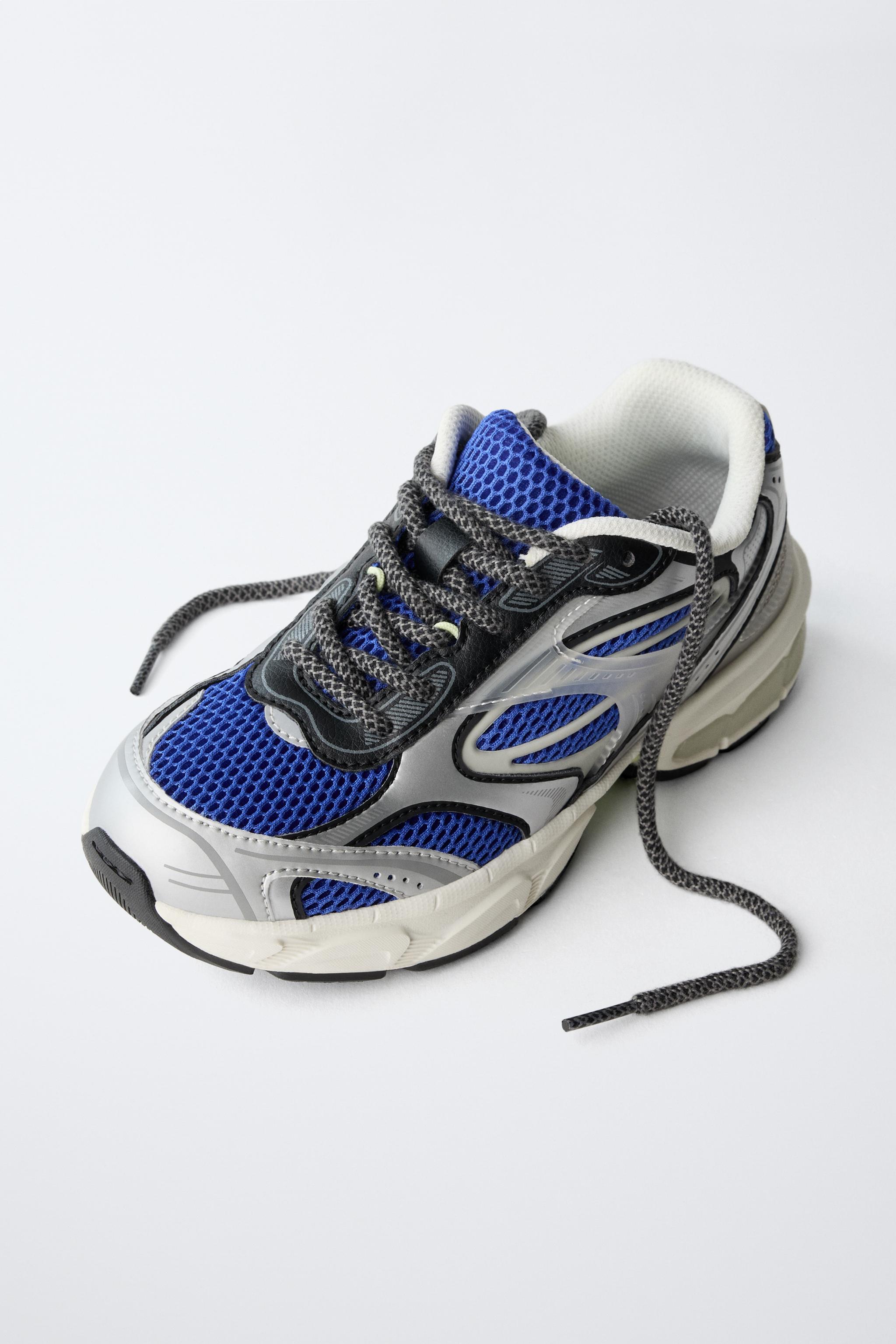 【非売美品】MAZERAN／OUT SIDER MESH SNEAKERS - Blue | ZARA Canada