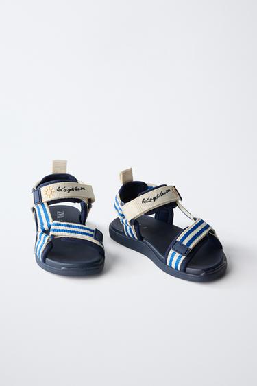 STRAPPY SANDALS - Blue by Zara - Image 3