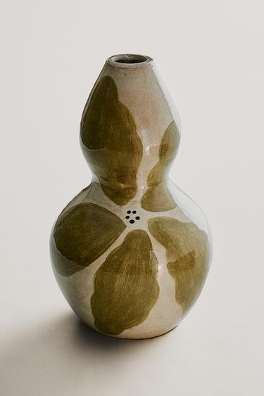 VASE TERRE CUITE FLEURS - Verts de Zara - Image 4