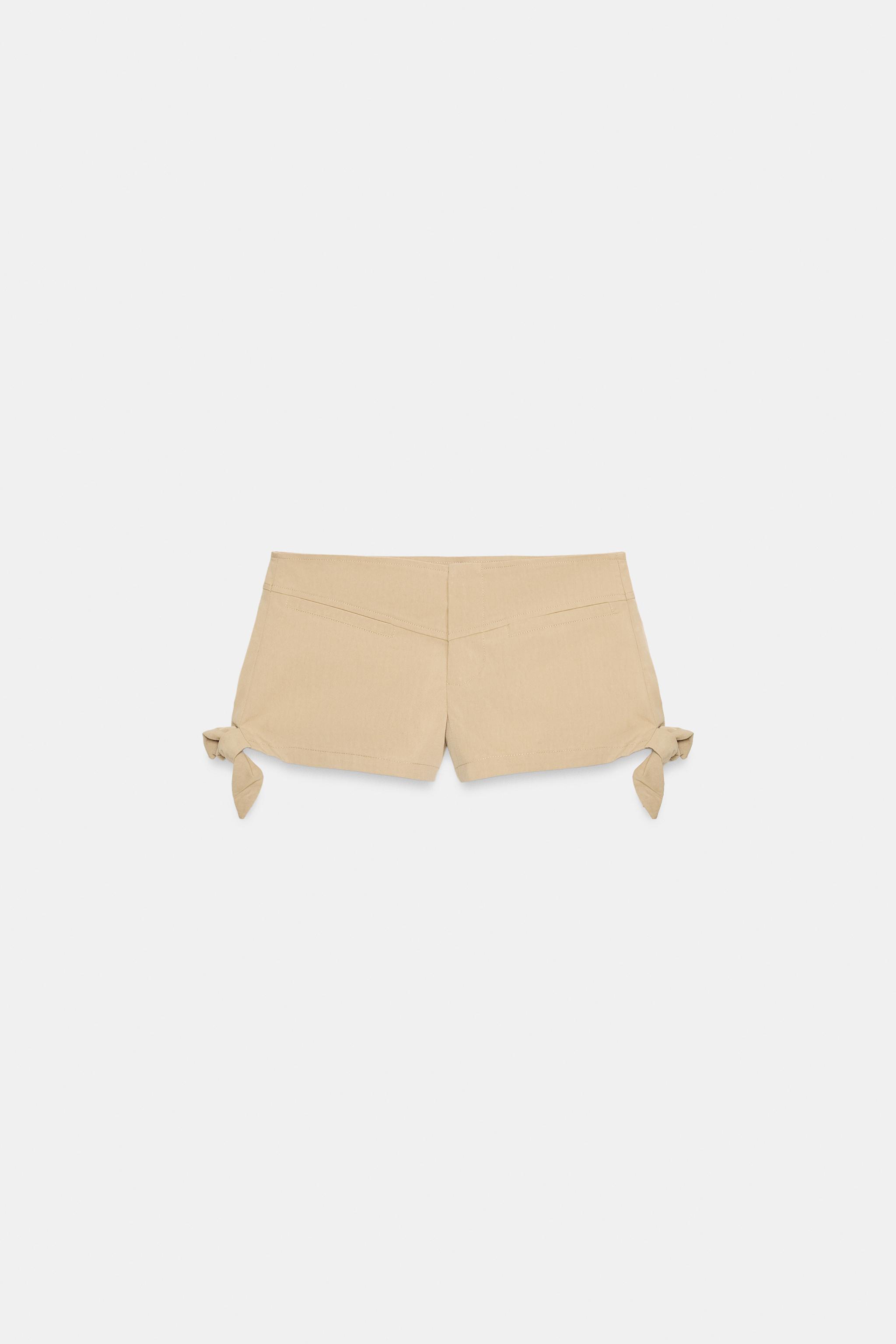 MINI SHORTS WITH SIDE TIES