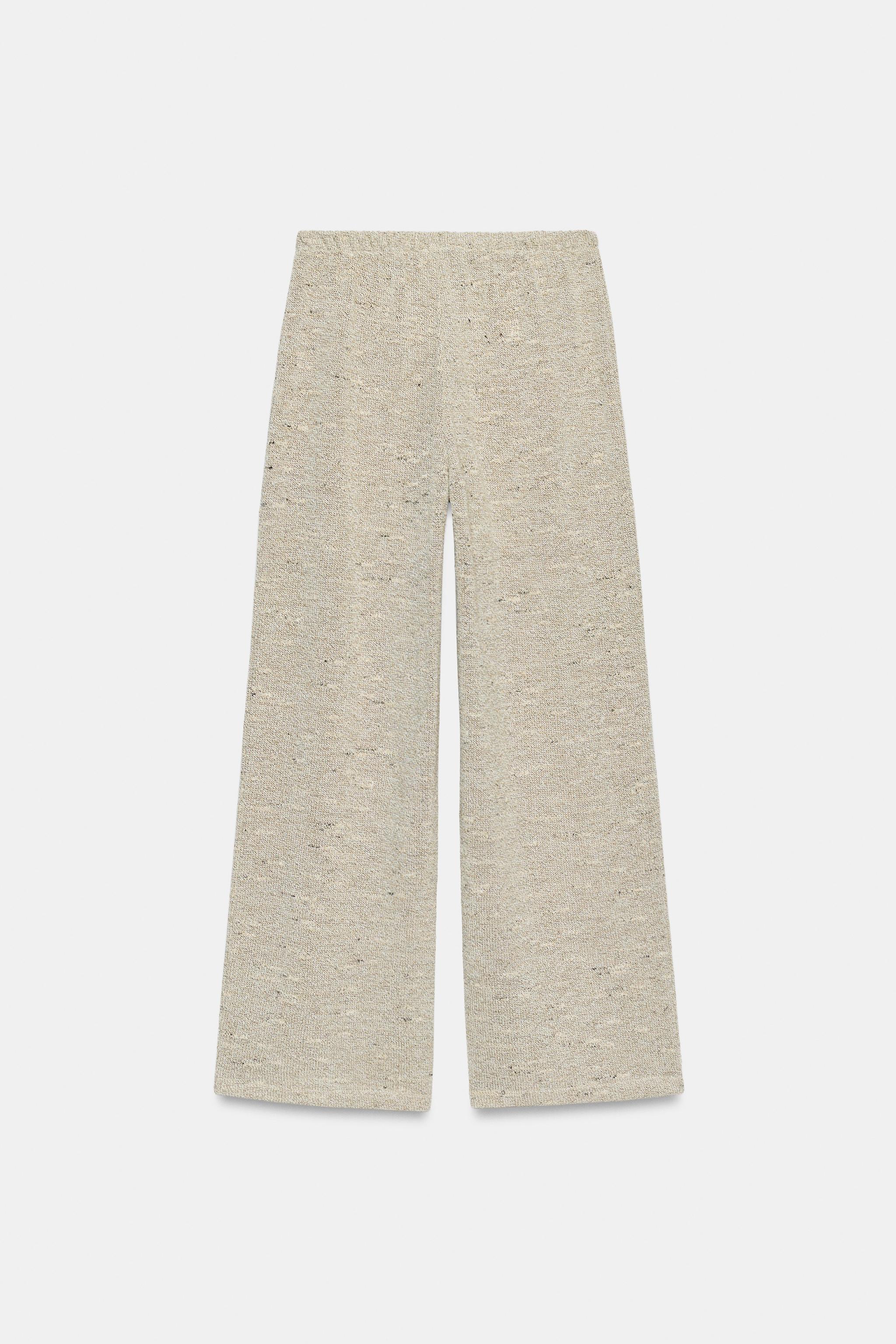PANTALON LARGE TEXTURÉ