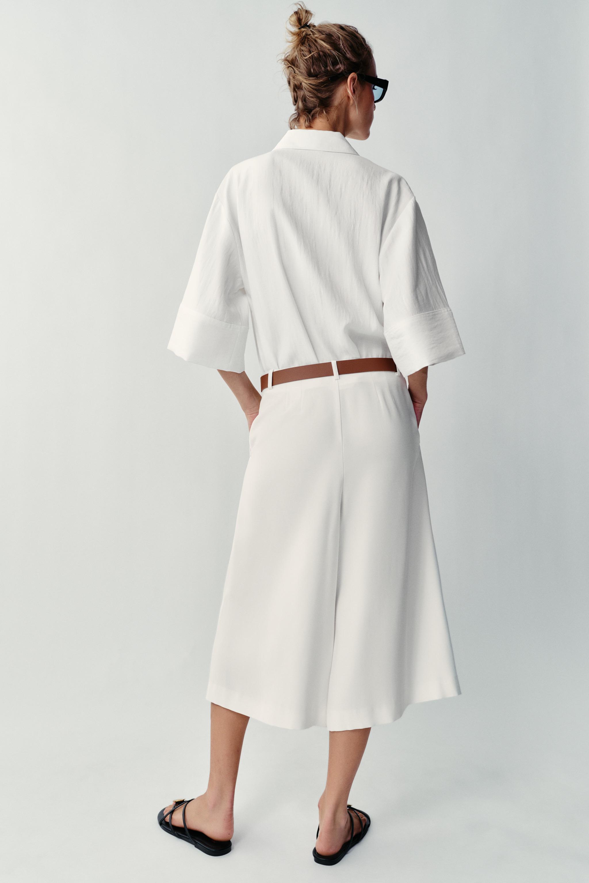 BELTED LONG BERMUDA SHORTS