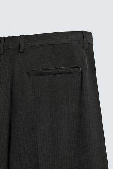 LIMITED EDITION SUIT TROUSERS - Black by Zara - Image 9