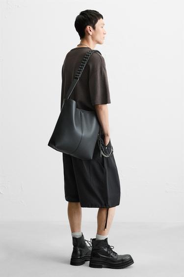 PLAIN TOTE BAG - Black by Zara - Image 0