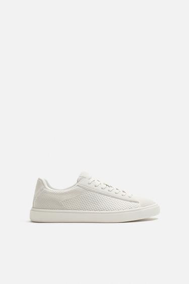 ZAPATILLA TEJIDO PUNTO - Gris de Zara