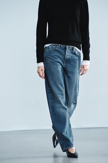 JEAN ZW COLLECTION DROIT TAILLE MOYENNE - Bleu de Zara - Image 1