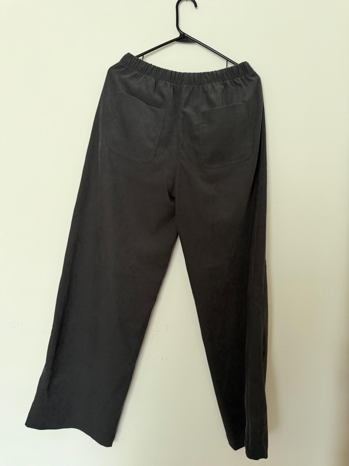 TEXTURED WIDE LEG PANTS - Image 2