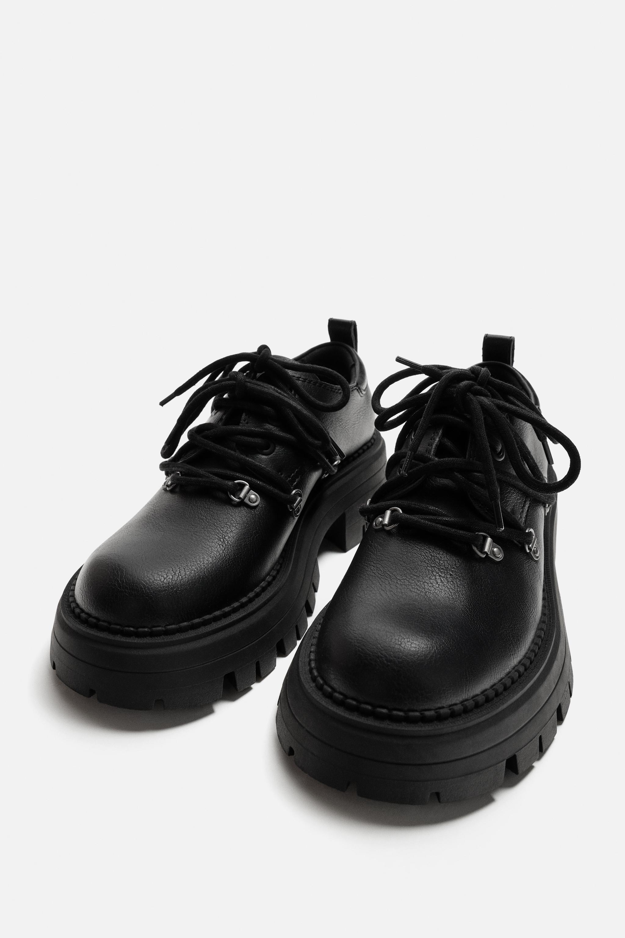 ［ZARA］マルチレース チャンキーシューズ マルチレース チャンキーシューズ - ブラック | ZARA Japan / 日本