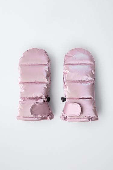 METALLIC WINDPROOF SKI COLLECTION MITTENS - Pink by Zara - Image 3