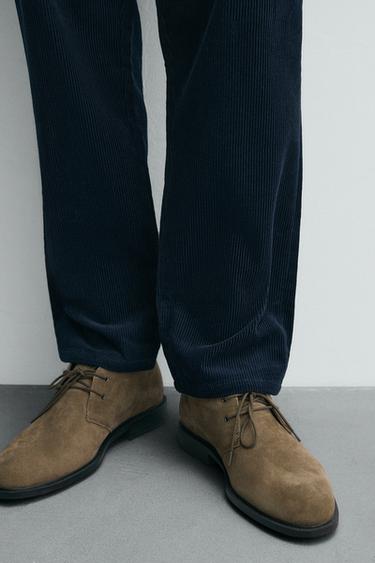 LEATHER BOOTS - Taupe Grey by Zara - Image 2