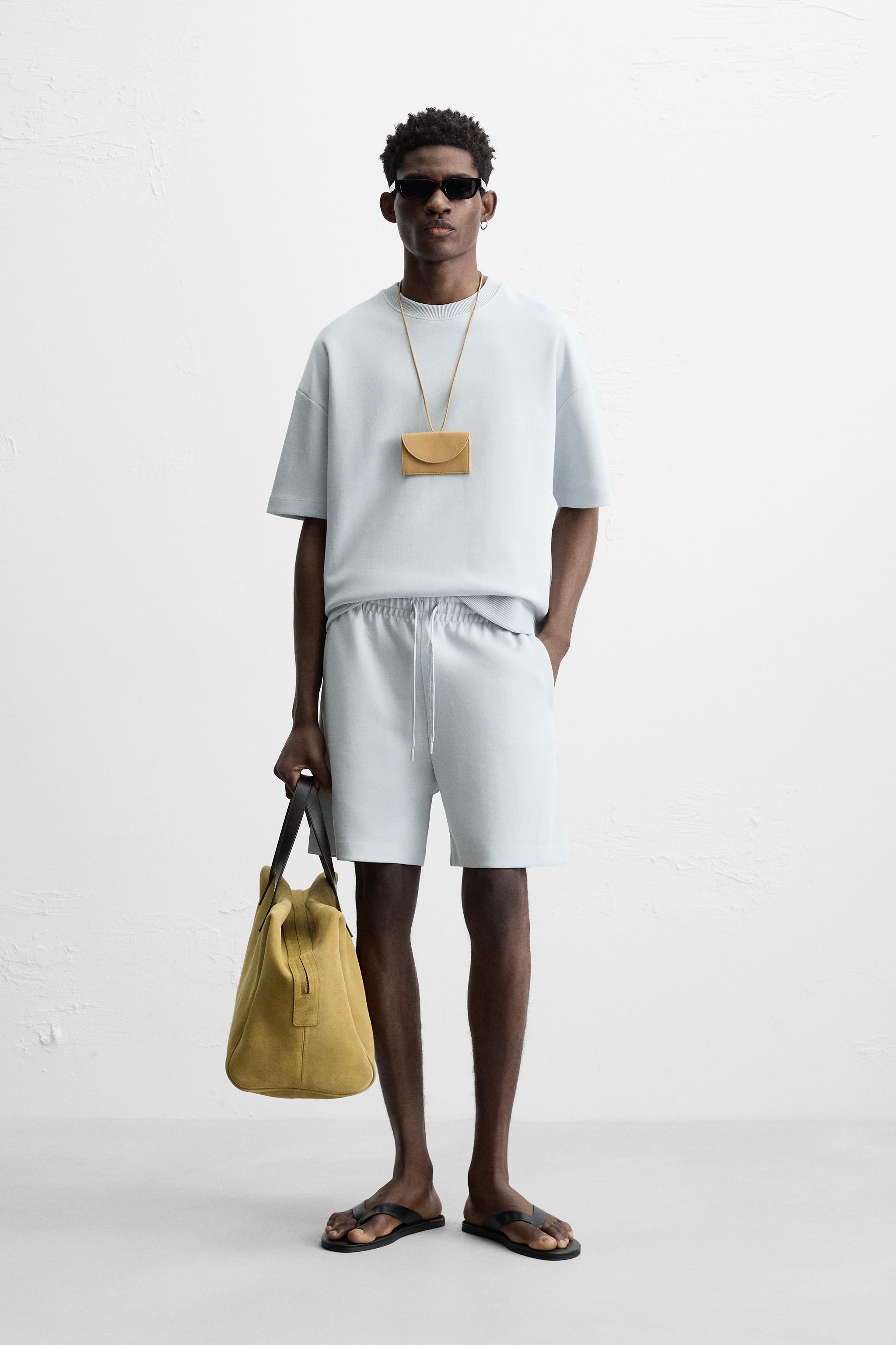 ZARA - SATUR トレーナー グレー×水色の通販 by shop｜ザラなら