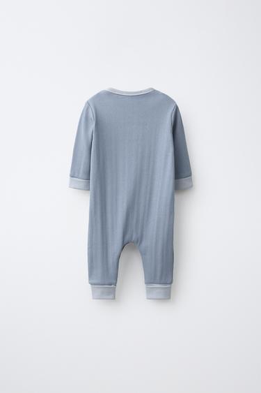 PLAIN SLEEPSUIT — Blue 2