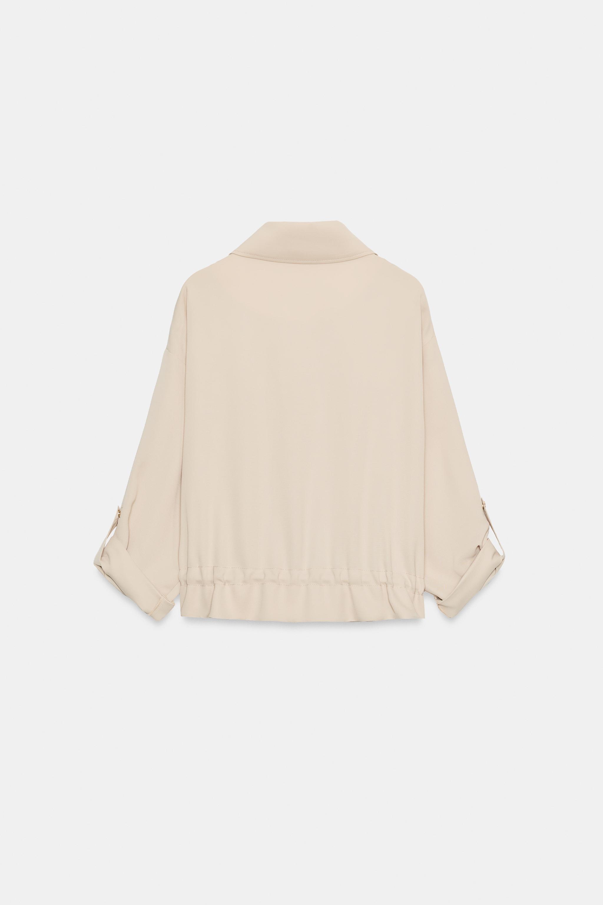 Zara APOLET DETAYLI SAFARİ CEKET görsel 7