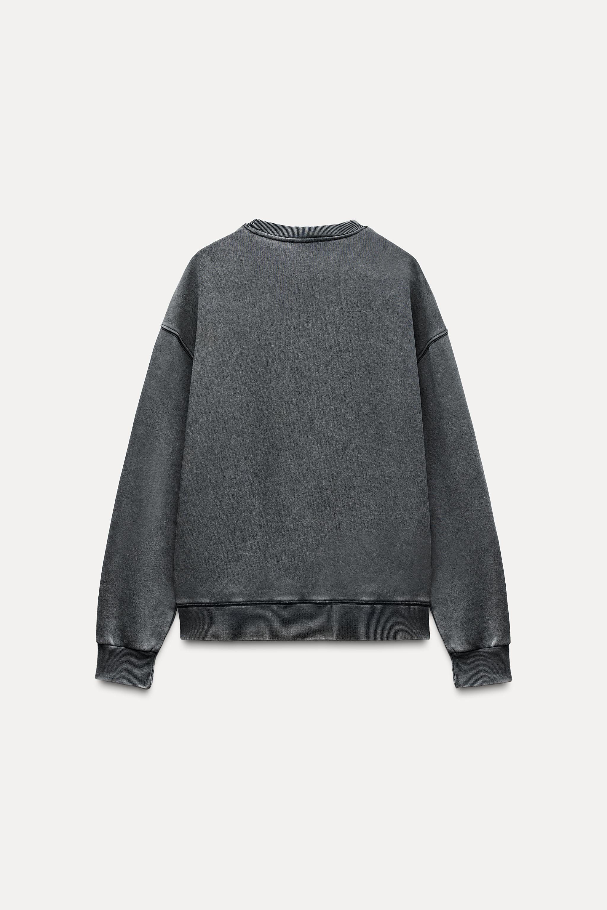 GIRL PRINT SWEATSHIRT Anthracite grey ZARA United States