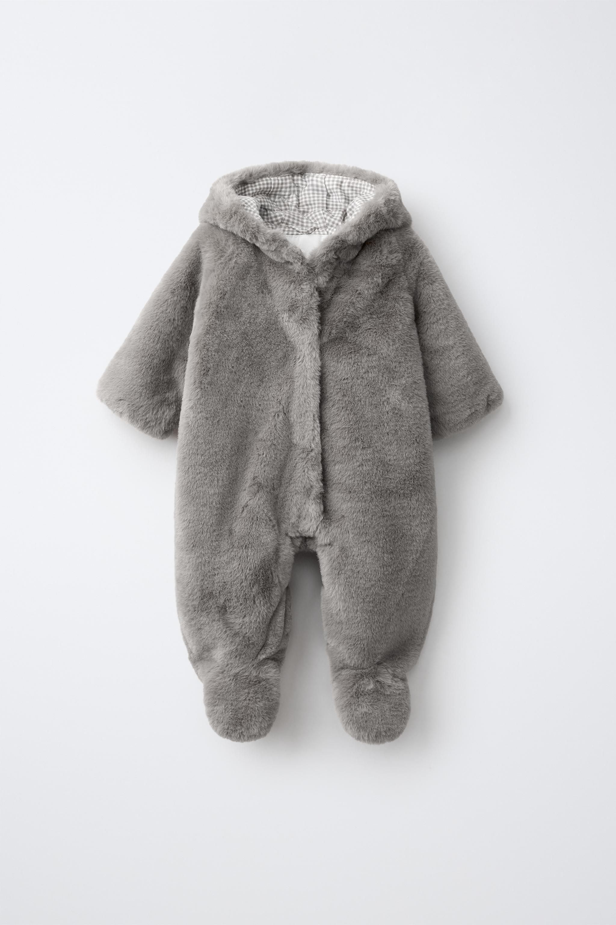 FAUX-FUR EAR HOODIE - Mink | ZARA United States