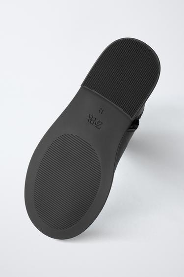 TALL BOOT WITH BUCKLE - Black by Zara - Image 6