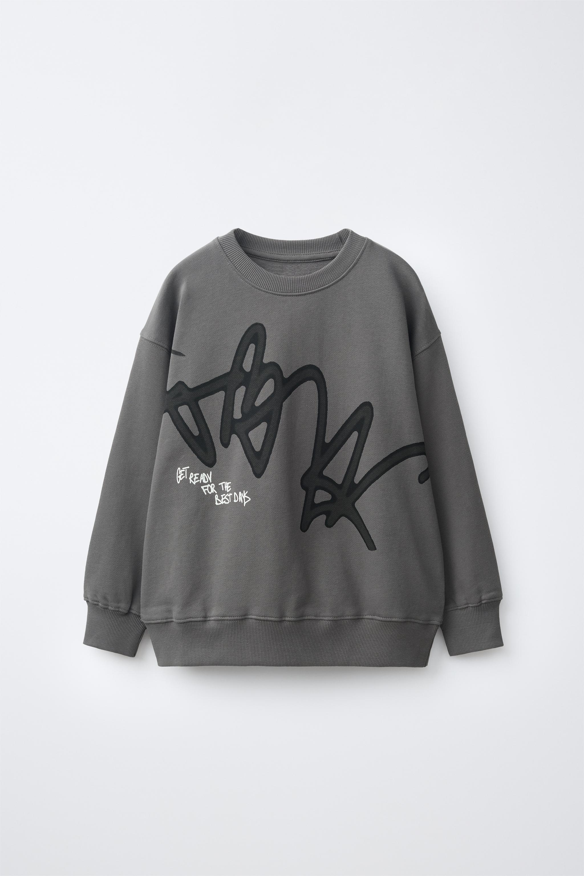 Детские худи Zara URBAN GRAPHIC SWEATSHIRT
