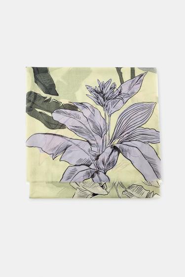 PAÑUELO ESTAMPADO - Verdoso de Zara