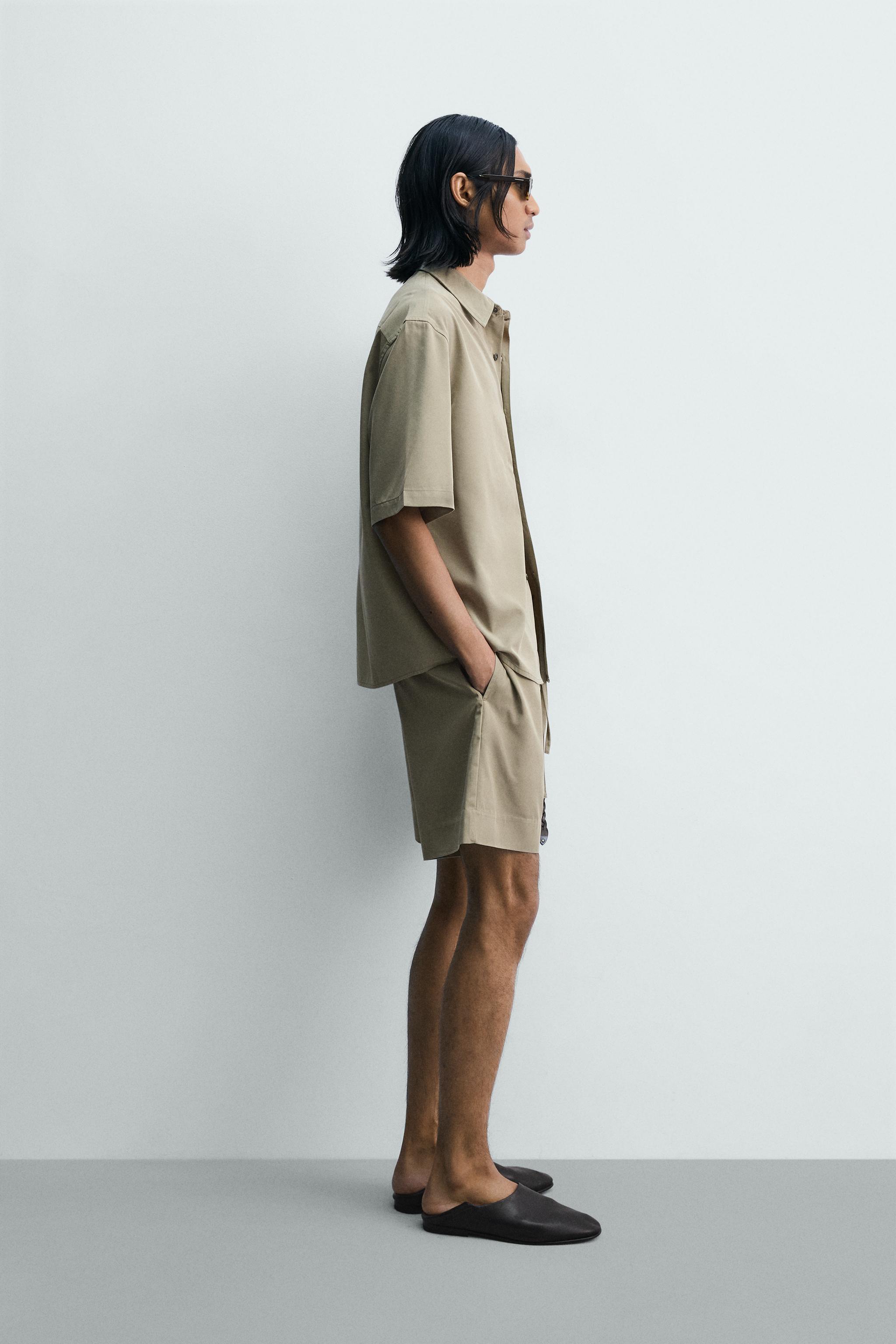 CHEMISE RELAXED FIT EFFET DÉLAVÉ
