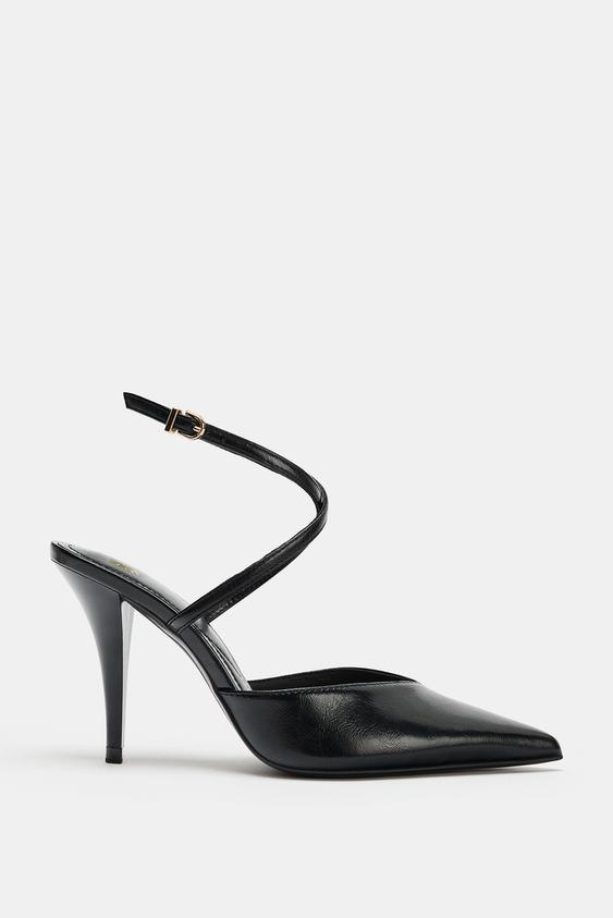 CHAUSSURES POINTUES À BRIDE ARRIÈRE - Noir de Zara - Image 2