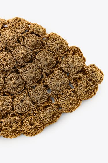 CROCHET BEAD CAP LIMITED EDITION - Golden by Zara - Image 2
