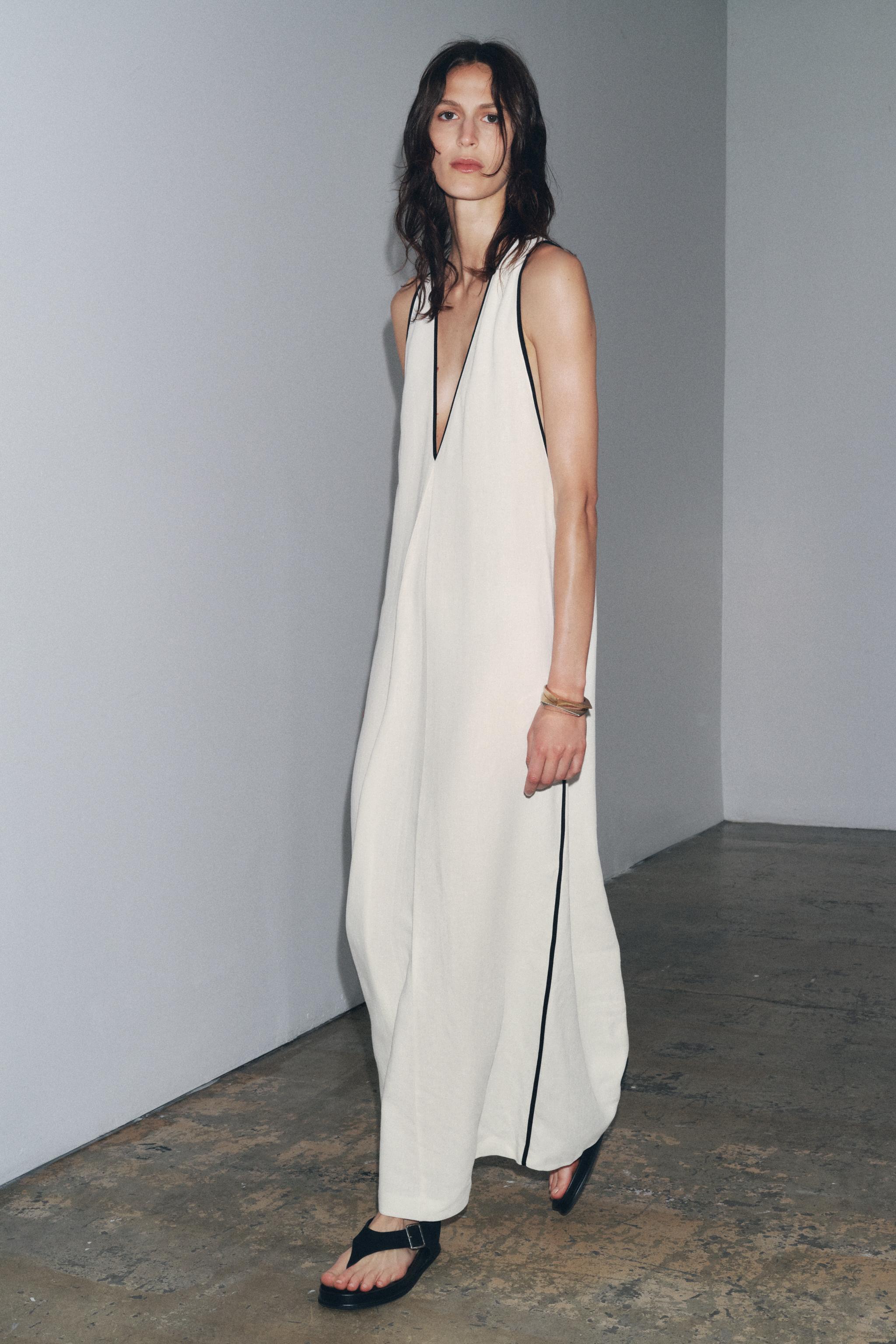 レディースVネックドレスワンピース | ZARA 日本