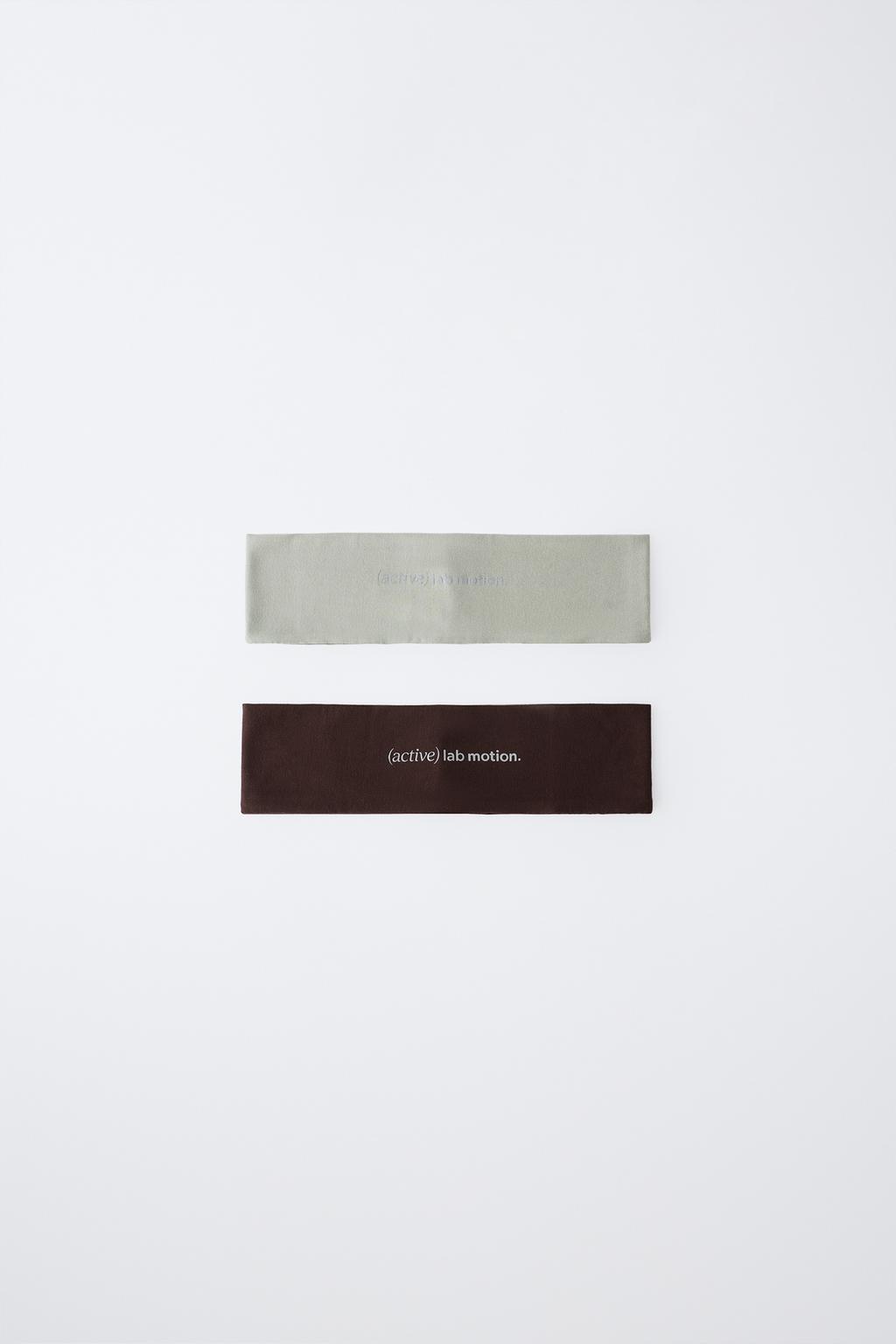 SPORTY ELASTIC HEADBANDS 2-PACK