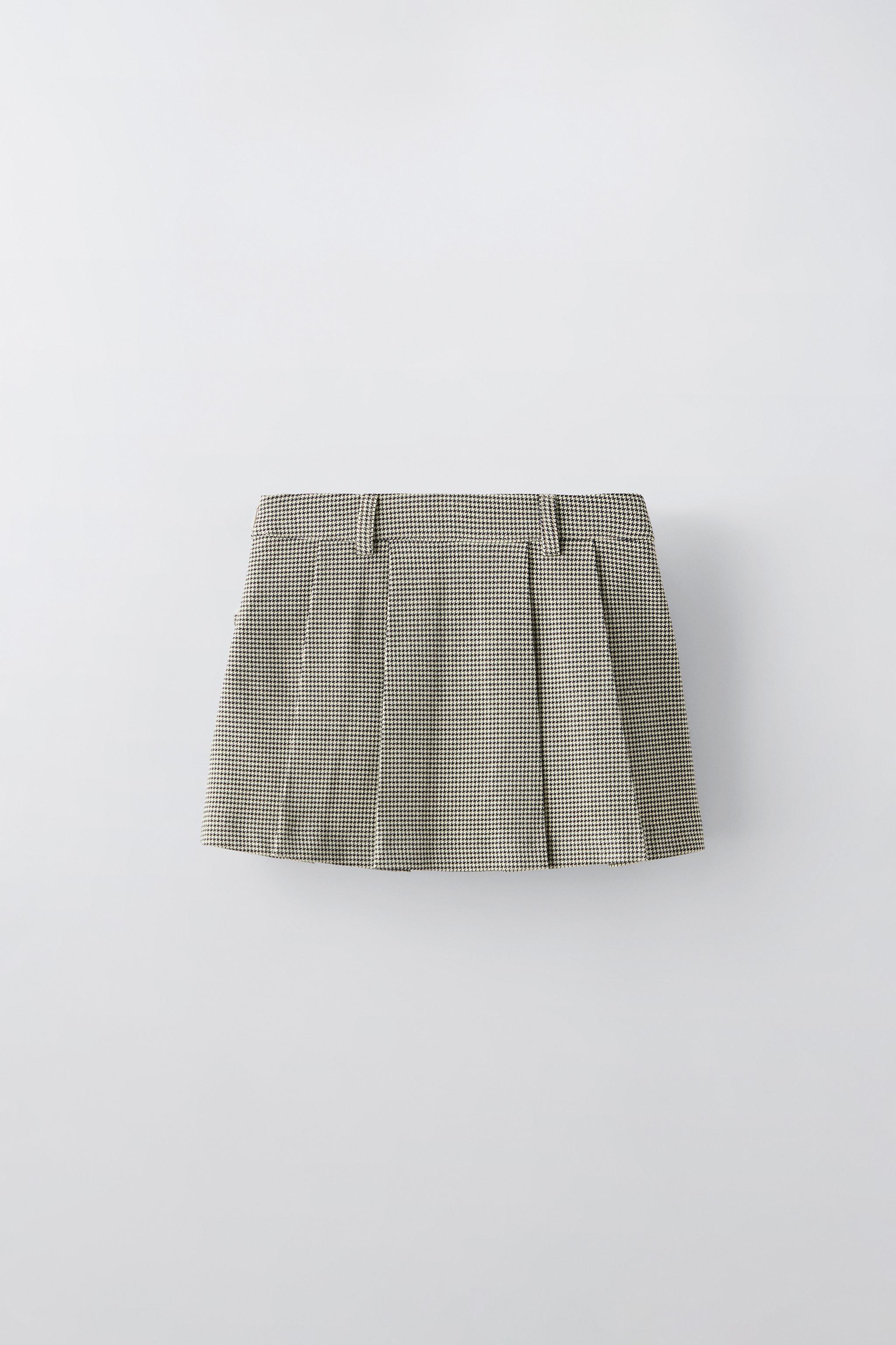 Plaid skirt zara best sale