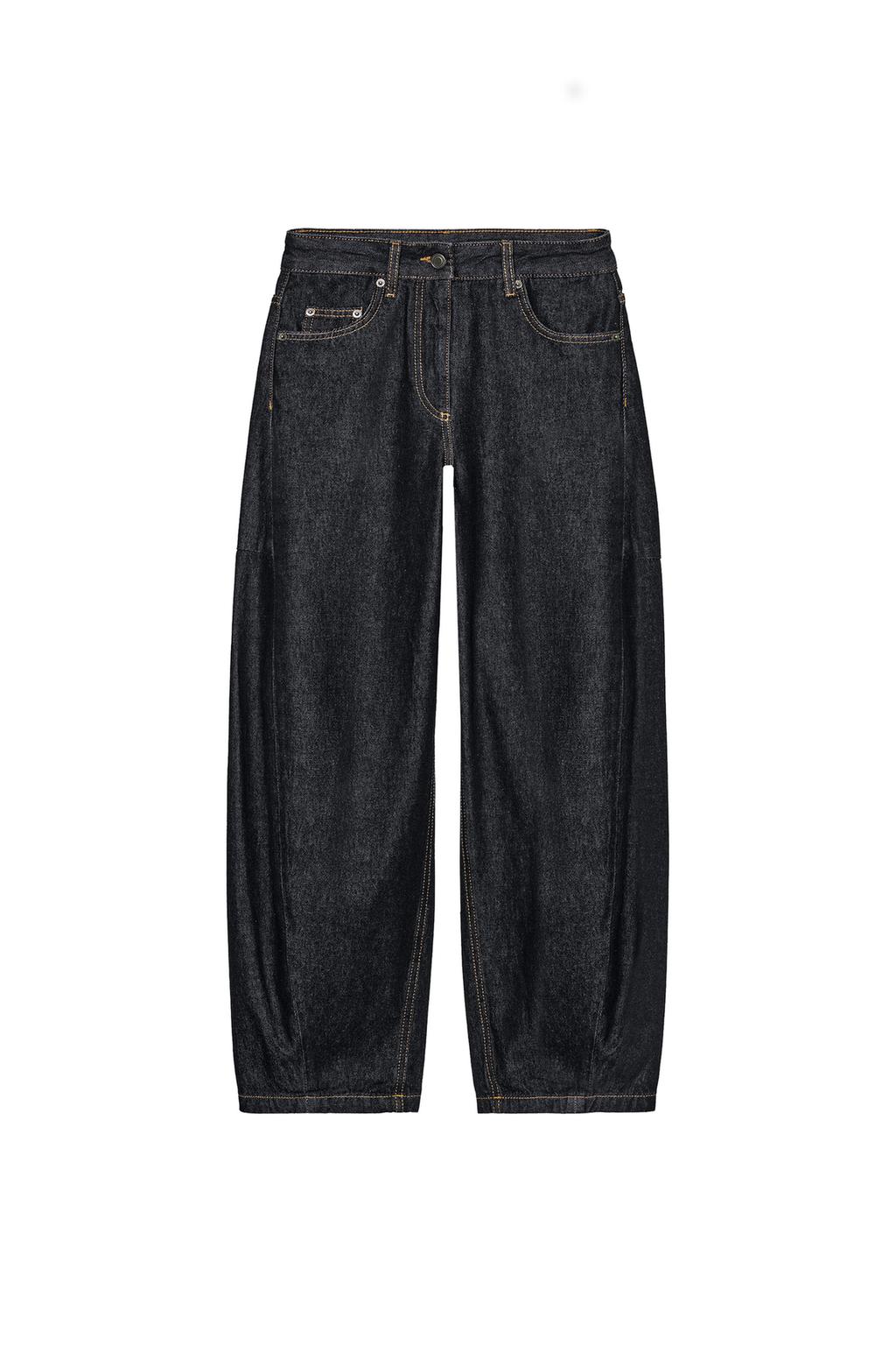 ZW COLLECTION MID-RISE ANKLE BALLOON JEANS