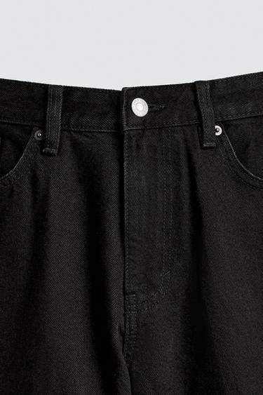 SLIM FIT CROPPED JEANS - Black by Zara - Image 8