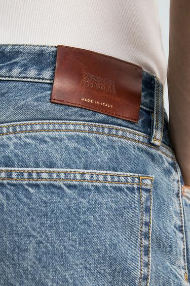 RELAXED STRAIGHT-LEG LIMITED EDITION JEANS - Blue by Zara