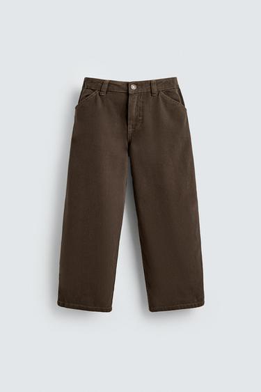 GOOFY PATCH TROUSERS HARRY LAMBERT FOR ZARA X DISNEY - Brown by Zara