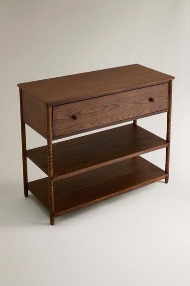 ASH WOOD CONSOLE - Dark brown by Zara - Image 1
