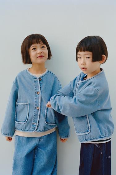 TIMELESZ - CAZADORA DENIM - Índigo claro de Zara