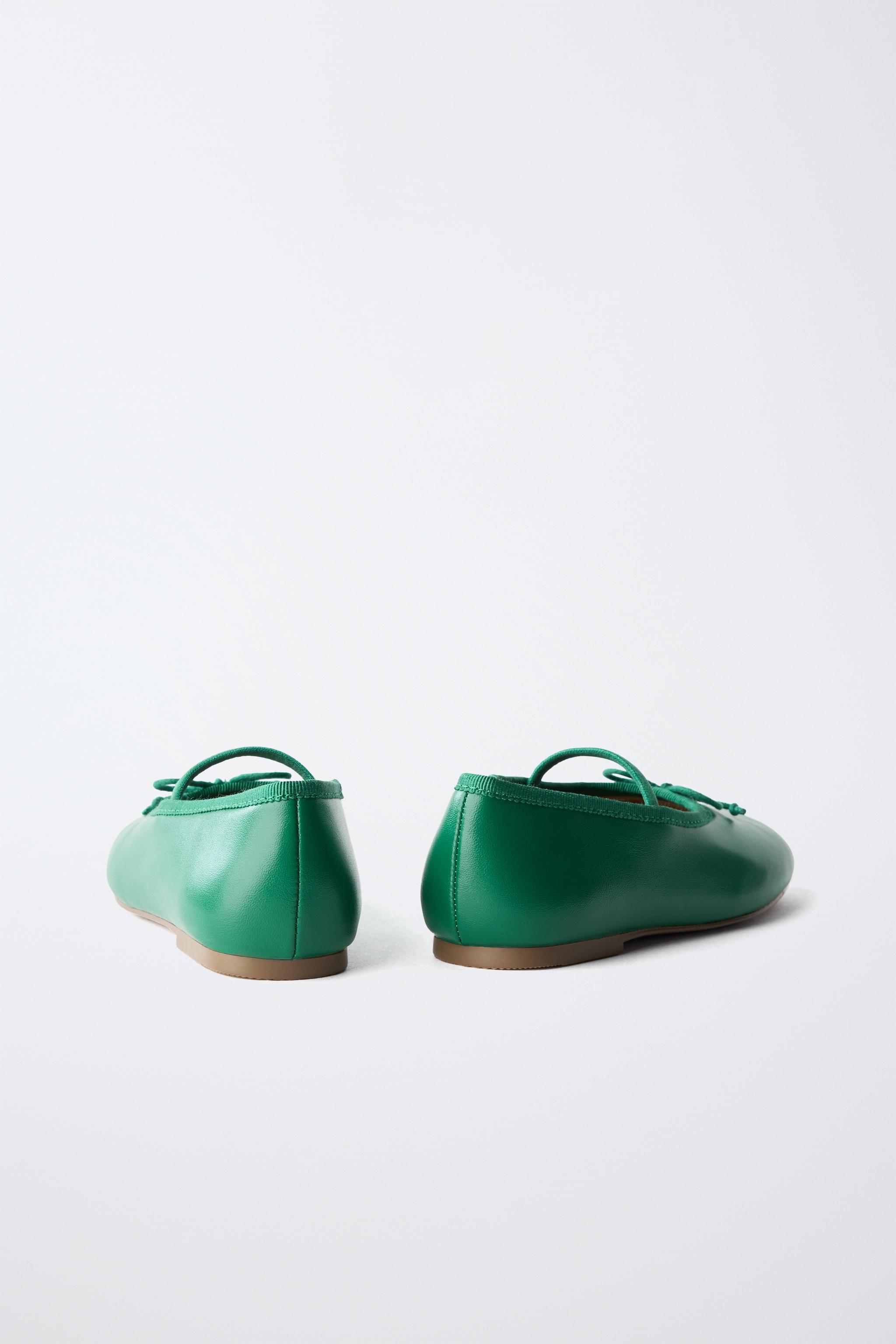 Обувь Zara BOW BALLERINA FLATS — фото 5