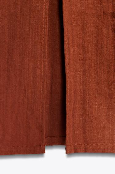 ROBE MI-LONGUE BRODÉE - Terracota de Zara - Image 8