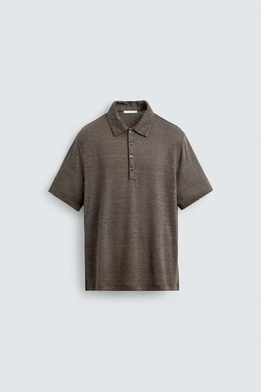 POLO CHANVRE - VISCOSE - Marron de Zara - Image 6