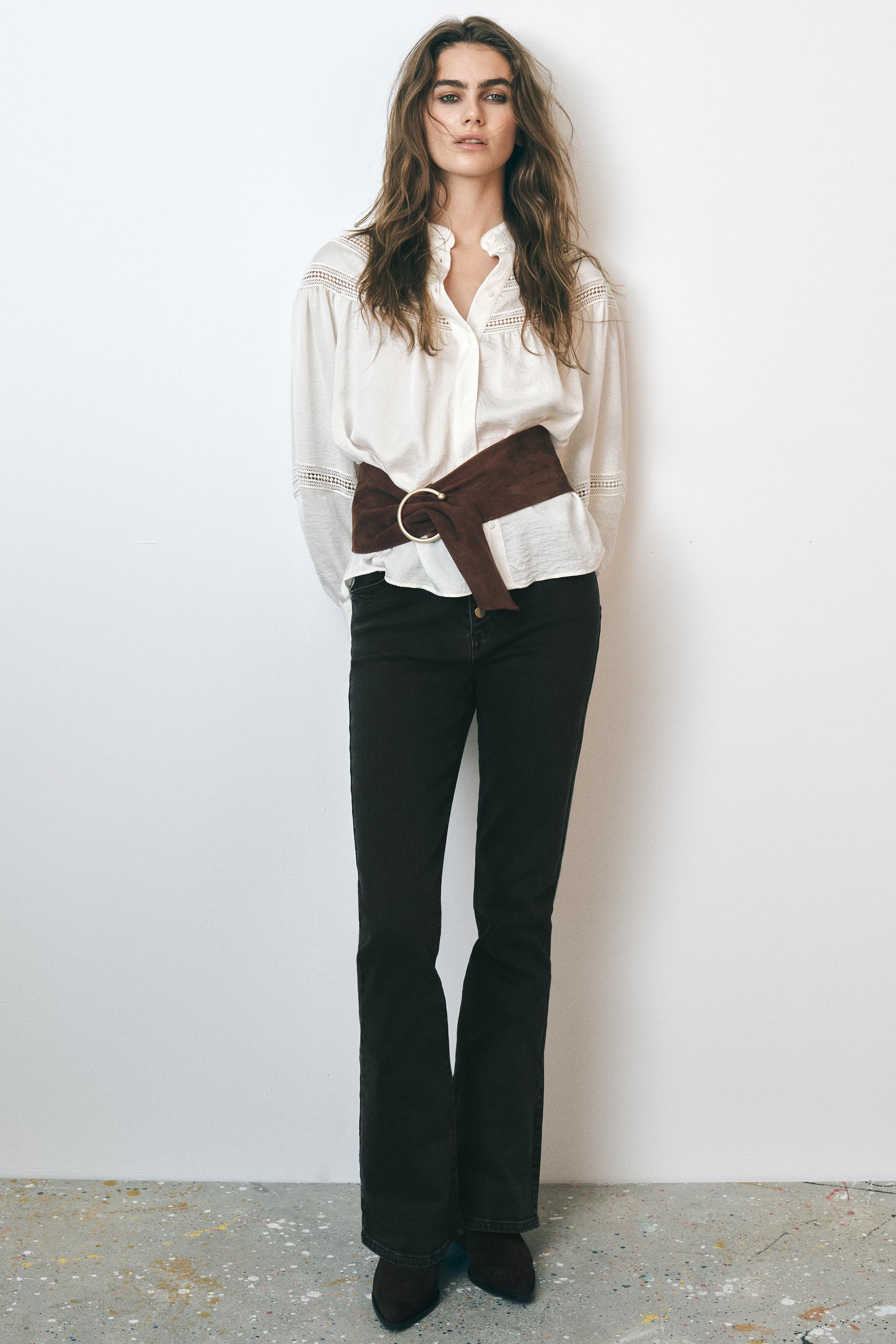 CHEMISE DENTELLE ENTRE-DEUX
