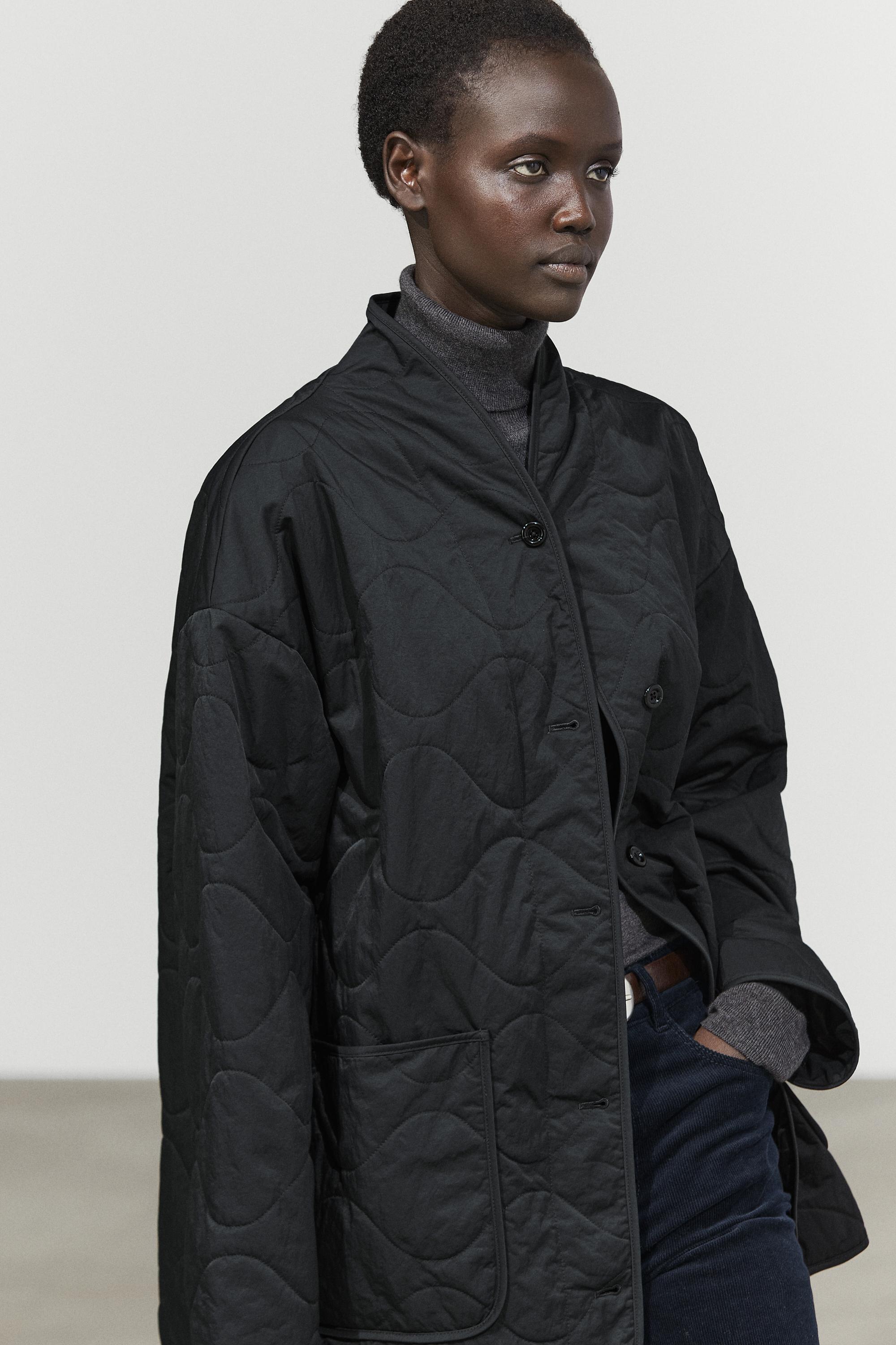 Veste matelassée légère à col montant