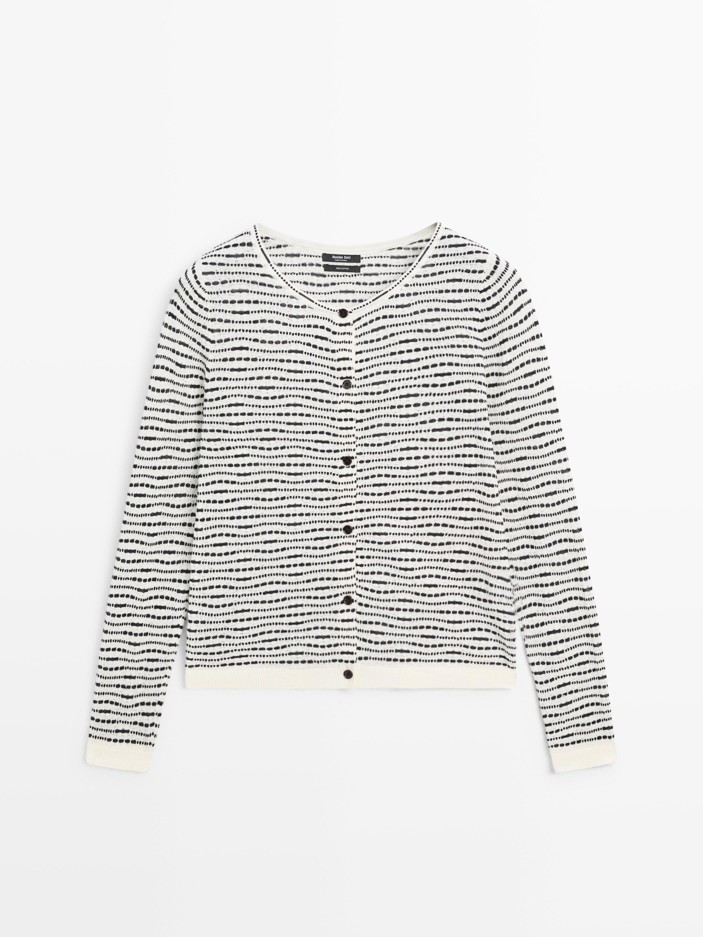 Cardigan 100 % coton