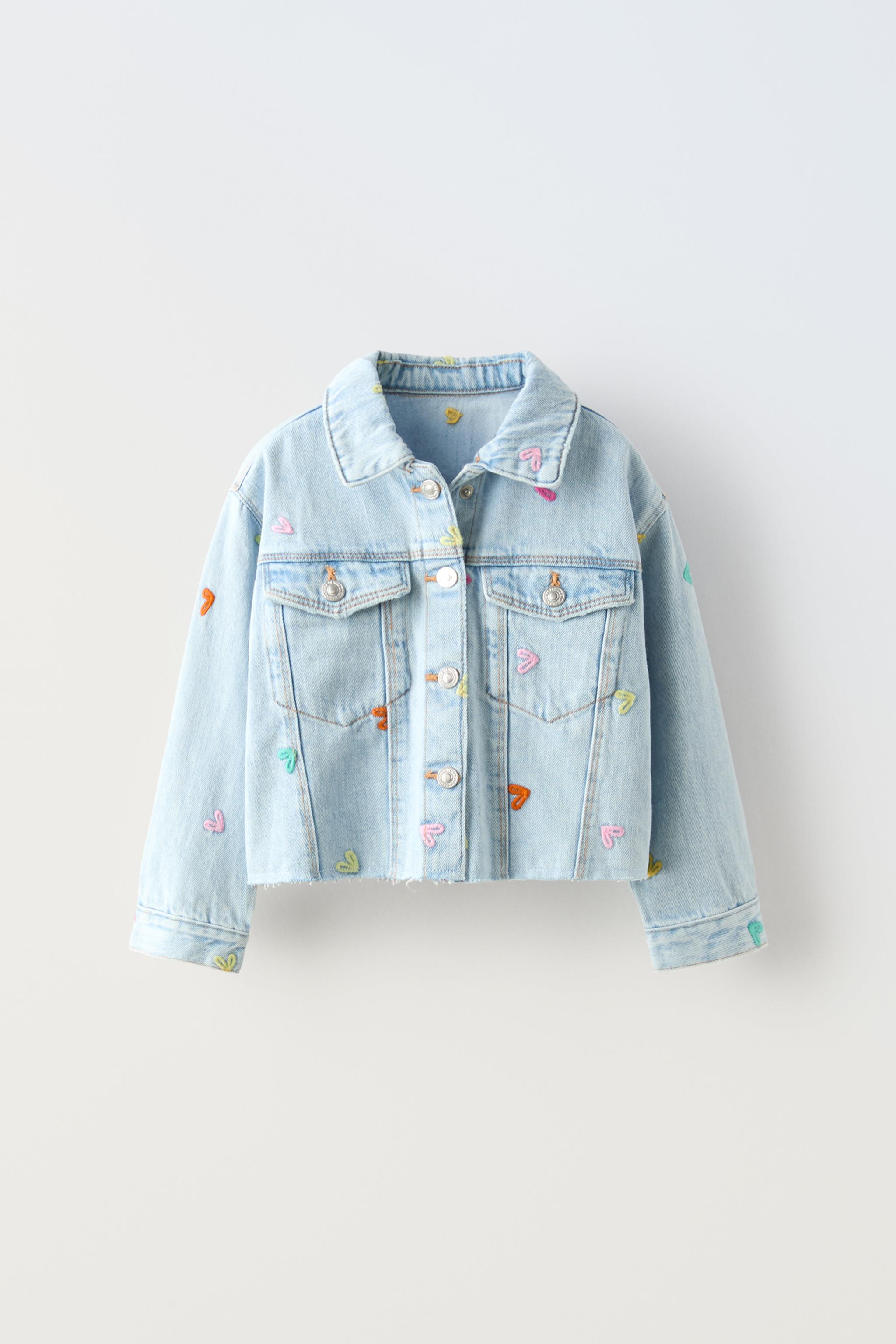 Veste en jean personnalisable zara sale