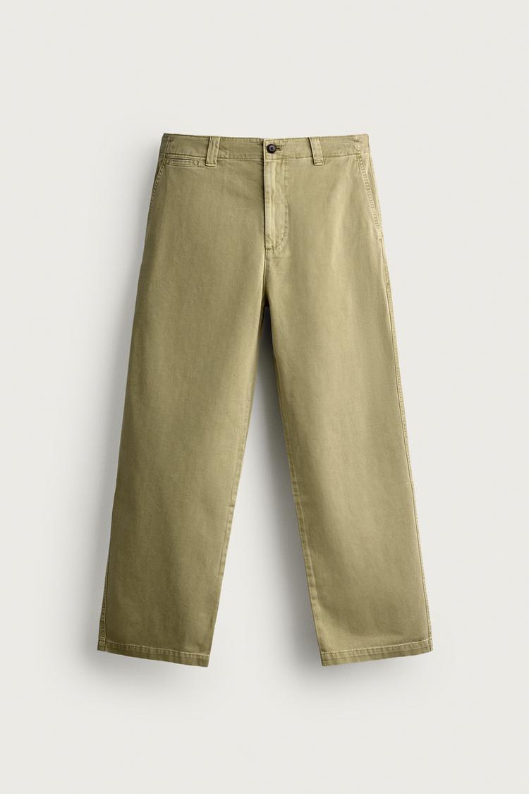 Pantalon chino straight fit
