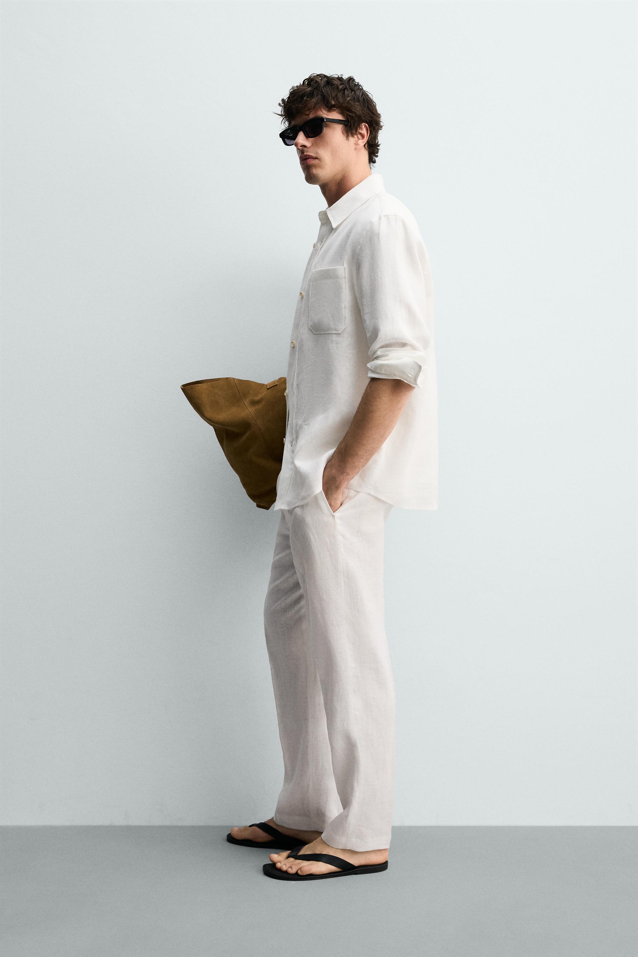 CHEMISE REGULAR FIT 100% LIN