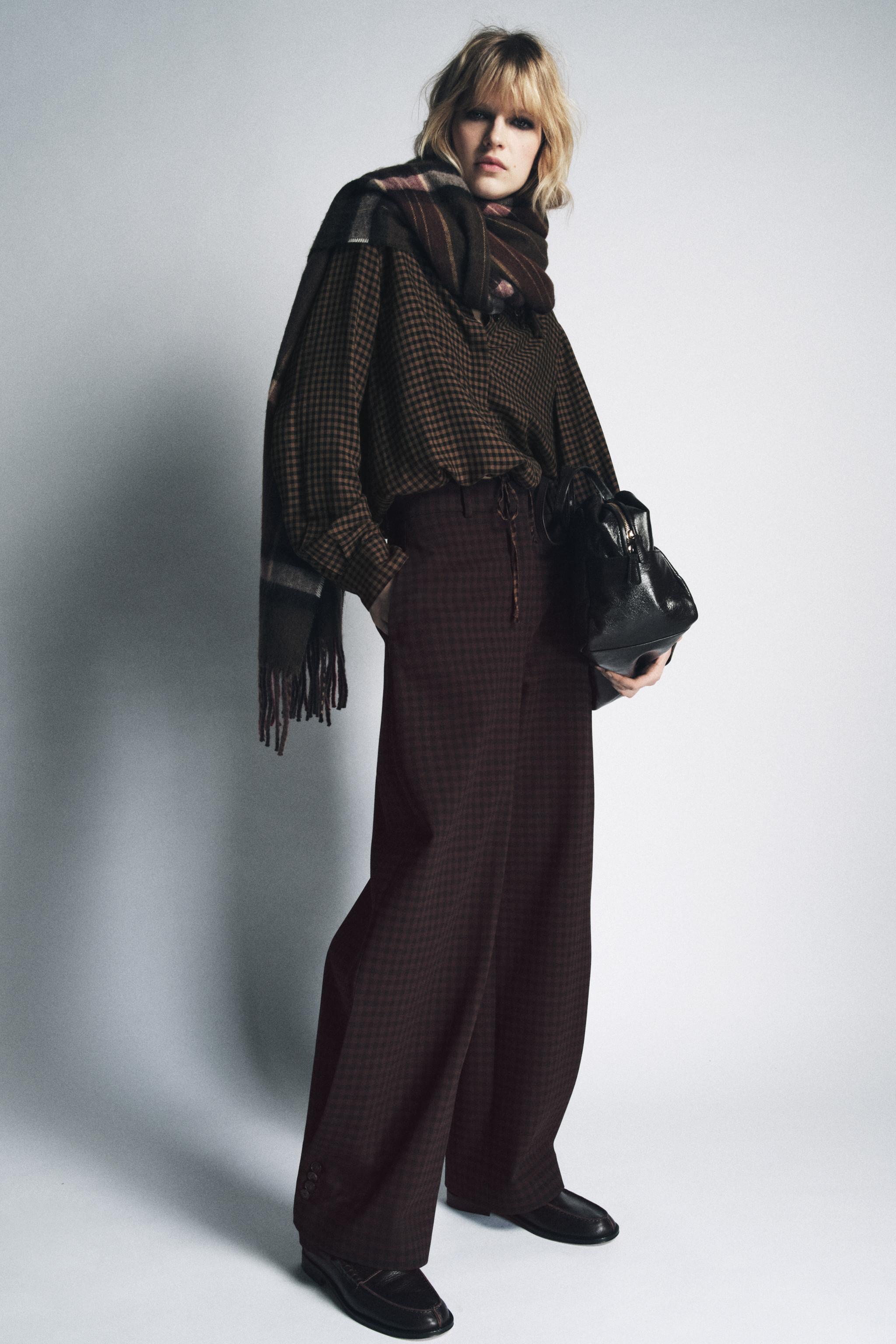 ZW COLLECTION BALLOON PANTS WITH BUTTONS