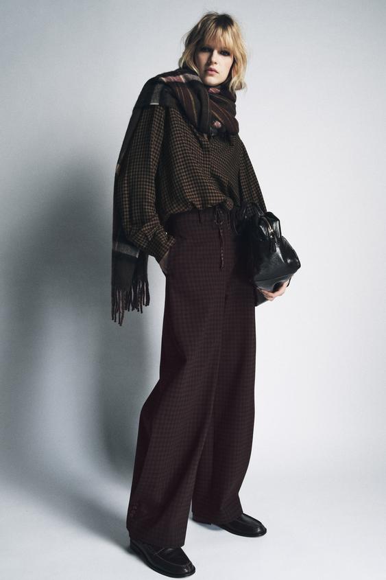 ZW COLLECTION BALLOON PANTS WITH BUTTONS