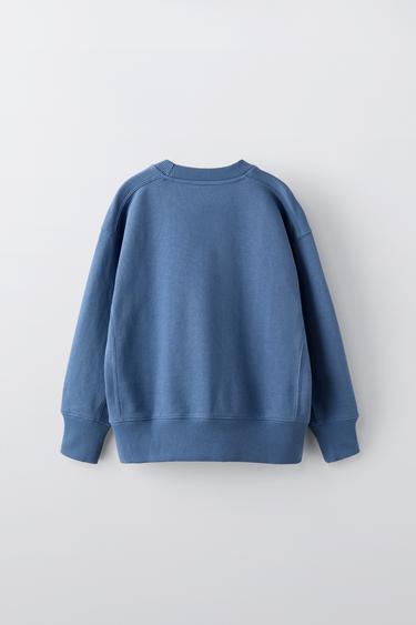 İŞLEMELİ YAMALI SWEATSHIRT_1