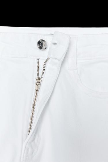 Z1975 HIGH-WAIST MOM JEANS - White by Zara