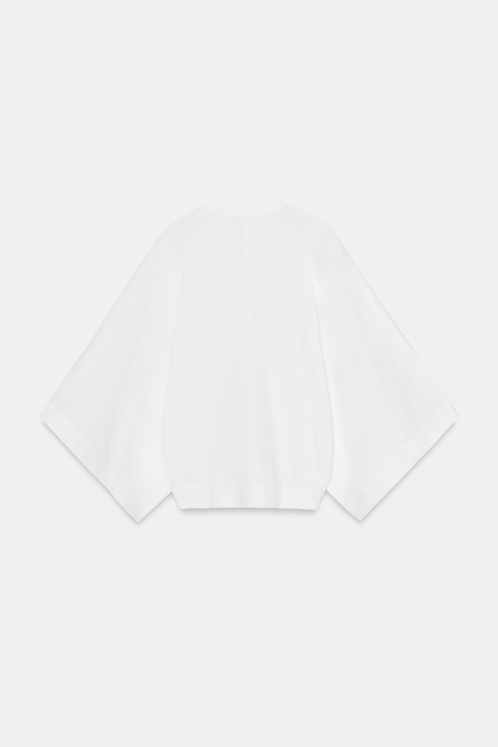 LOOSE PAMUKLU T-SHIRT - Görsel 6
